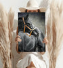 Black Horse Aluminum Print by Insigneart USA