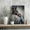 Black Horse Aluminum Print by Insigneart USA