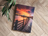 Sunset Lake View Aluminum Print by Insigneart USA