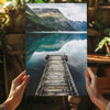 Glacier Lake Aluminum Print by Insigneart USA