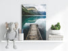 Glacier Lake Aluminum Print by Insigneart USA