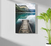 Glacier Lake Aluminum Print by Insigneart USA