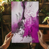 Abstract Paint Fuschia V2 Aluminum Print by Insigneart USA