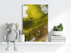 Abstract Paint Yellow V3 Aluminum Print by Insigneart USA