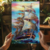 Old Ship Aluminum Print by Insigneart USA