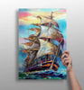 Old Ship Aluminum Print by Insigneart USA