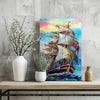 Old Ship Aluminum Print by Insigneart USA