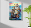 Old Ship Aluminum Print by Insigneart USA