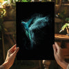 Teal Parrot Aluminum Print by Insigneart USA