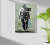 Space Grocery Aluminum Print by Insigneart USA