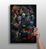 Superheros Universe Aluminum Print by Insigneart USA