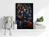Superheros Universe Aluminum Print by Insigneart USA