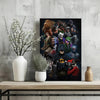 Superheros Universe Aluminum Print by Insigneart USA