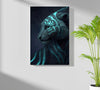 Futuristic Tiger Aluminum Print by Insigneart USA