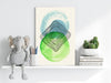 Abstract Gravity V1 Aluminum Print by Insigneart USA