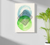 Abstract Gravity V1 Aluminum Print by Insigneart USA