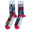 Bob Dylan Guitar Pattern [Socks] by Rock Band Apparel