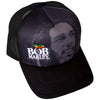 Bob Marley Logo & Face [Hat] by Rock Band Apparel