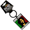 Bob Marley One Love [Keychain] by Rock Band Apparel