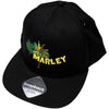 Bob Marley Palm Trees [Hat] by Rock Band Apparel