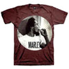 Bob Marley Smokin Circle [T-Shirt] by Rock Band Apparel