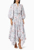 BOCA DULCE DRESS IN JARDIN TROPICAL BLANCO by No Pise La Grama Web