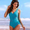 Bodysuit One Piece Swimwear Women New Female Beach Swimsuit Bathing Suit Beachwear Vintage Solid Black Women's Bathing Suits Tummy Control One Piece Swimsuits V Neck Halter Swimwear by Stevvex