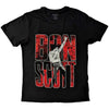 Bon Scott Big Type [T-Shirt] by Rock Band Apparel