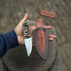 Compact Outdoor Knife – Stainless Steel Blade | Ram Horn or Wengi Wood Handle | JW SteelCrafts by JW SteelCrafts