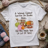 Books & Yarn Lover T-shirt by YarnMerch