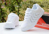 Breathable Fashion Women Sneakers White Women Casual Shoes Athletic Road Running Mesh Breathable Casual Sneakers Lace Up Comfort Sports Student Fashion Tennis Sneakers by Stevvex