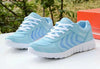Breathable Fashion Women Sneakers White Women Casual Shoes Athletic Road Running Mesh Breathable Casual Sneakers Lace Up Comfort Sports Student Fashion Tennis Sneakers by Stevvex