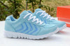 Breathable Fashion Women Sneakers White Women Casual Shoes Athletic Road Running Mesh Breathable Casual Sneakers Lace Up Comfort Sports Student Fashion Tennis Sneakers by Stevvex