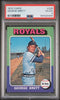 Graded 1975 Topps George Brett #228 Rookie RC Baseball Card PSA 4 VG-EX