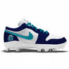 "Brewster" Jordan 1 Retro Cleats by Stadium Custom Kicks