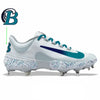 "Brewster" Nike Alpha Huarache Elite 4 Low Cleats by Stadium Custom Kicks