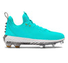 "Bright Teal" Under Armour Harper 5 Cleats by Stadium Custom Kicks