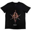 Bring Me The Horizon Flame Hex & Text Logo [T-Shirt] by Rock Band Apparel