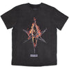 Bring Me The Horizon Flame Hex & Text Logo [T-Shirt] by Rock Band Apparel