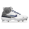 "Bronx Cement" Nike Alpha Huarache Elite 3 Mid Cleats by Stadium Custom Kicks