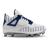 "Bronx" Jordan 4 Retro MCS Cleats by Stadium Custom Kicks