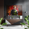Joker Brushed Aluminium Dibond Wall Art by Insigneart USA