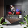 Joker Brushed Aluminium Dibond Wall Art by Insigneart USA