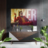 Joker Brushed Aluminium Dibond Wall Art by Insigneart USA