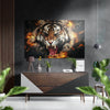 Tiger Brushed Aluminium Dibond Wall Art by Insigneart USA