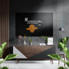 Words of Yoda Brushed Aluminium Dibond Wall Art by Insigneart USA
