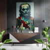 Joker Brushed Aluminium Dibond Wall Art by Insigneart USA