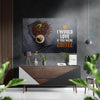 Coffee Brushed Aluminium Dibond Wall Art by Insigneart USA