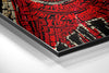 Micheal Jordan Brushed Aluminium Dibond Wall Art by Insigneart USA