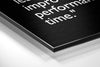 Words of Malcolm Brushed Aluminium Dibond Wall Art by Insigneart USA